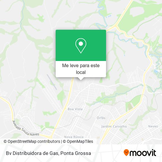 Bv Distribuidora de Gas mapa