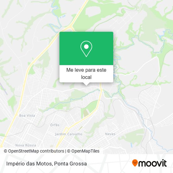 Império das Motos mapa