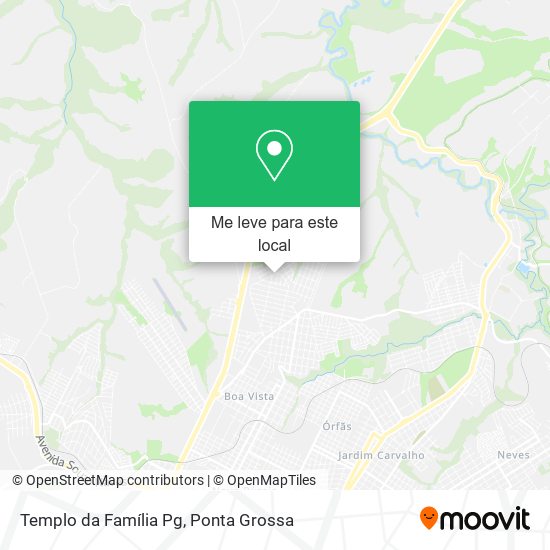 Templo da Família Pg mapa