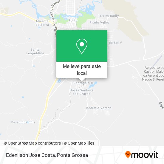 Edenilson Jose Costa mapa