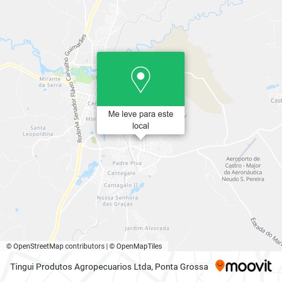 Tingui Produtos Agropecuarios Ltda mapa