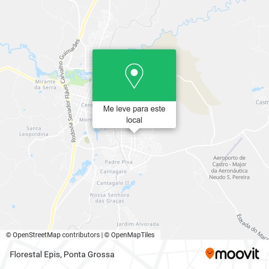 Florestal Epis mapa