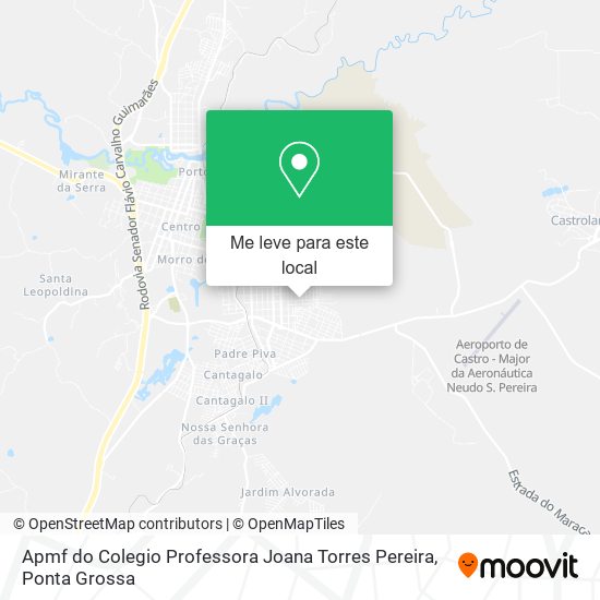Apmf do Colegio Professora Joana Torres Pereira mapa