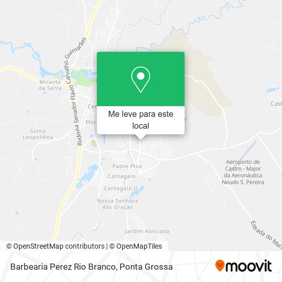 Barbearia Perez Rio Branco mapa