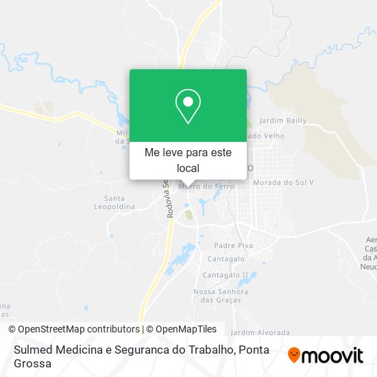 Sulmed Medicina e Seguranca do Trabalho mapa