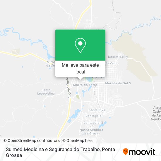 Sulmed Medicina e Seguranca do Trabalho mapa