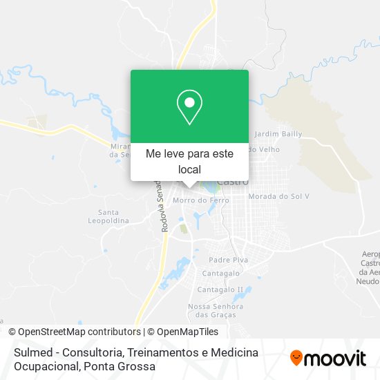 Sulmed - Consultoria, Treinamentos e Medicina Ocupacional mapa