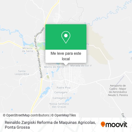 Reinaldo Zargiski Reforma de Maquinas Agricolas mapa