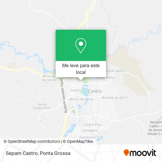 Sepam Castro mapa