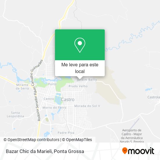 Bazar Chic da Marieli mapa