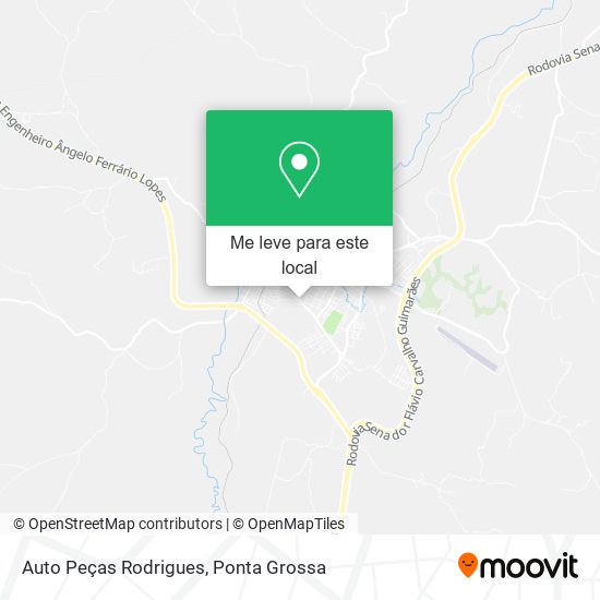 Auto Peças Rodrigues mapa