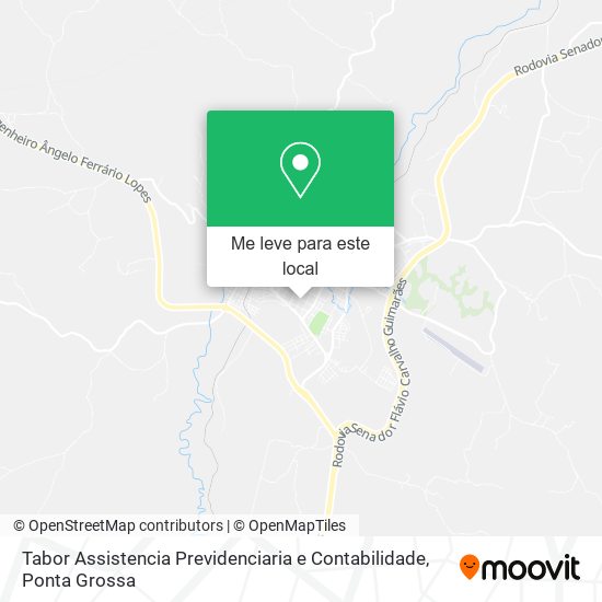 Tabor Assistencia Previdenciaria e Contabilidade mapa