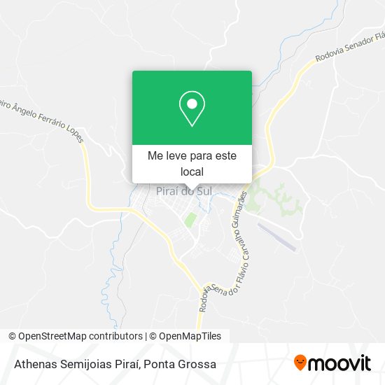 Athenas Semijoias Piraí mapa