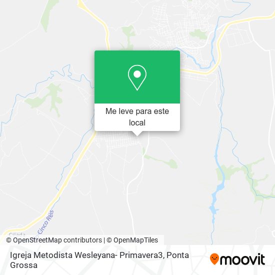 Igreja Metodista Wesleyana- Primavera3 mapa