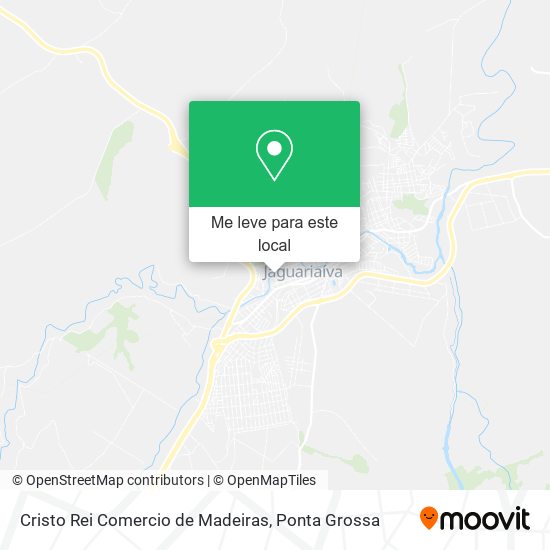 Cristo Rei Comercio de Madeiras mapa