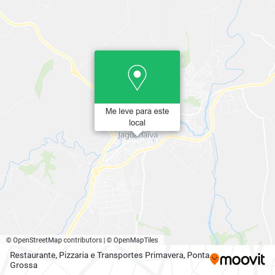 Restaurante, Pizzaria e Transportes Primavera mapa