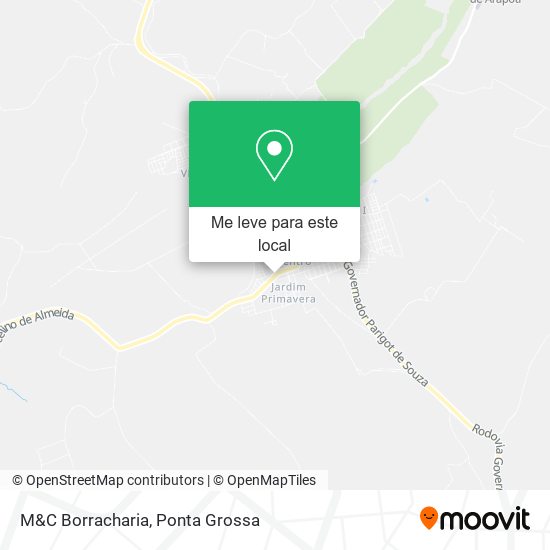 M&C Borracharia mapa