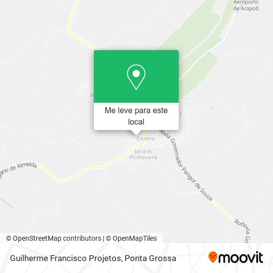 Guilherme Francisco Projetos mapa
