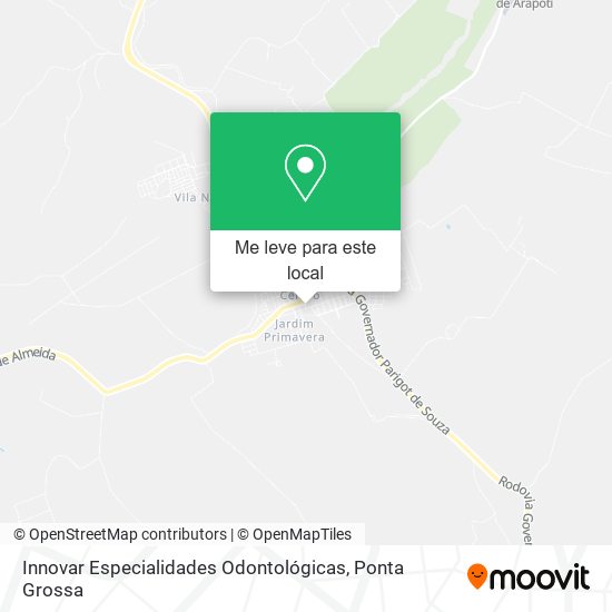 Innovar Especialidades Odontológicas mapa