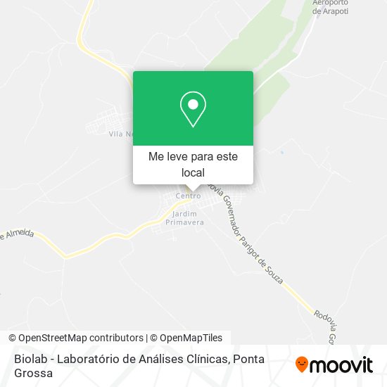 Biolab - Laboratório de Análises Clínicas mapa