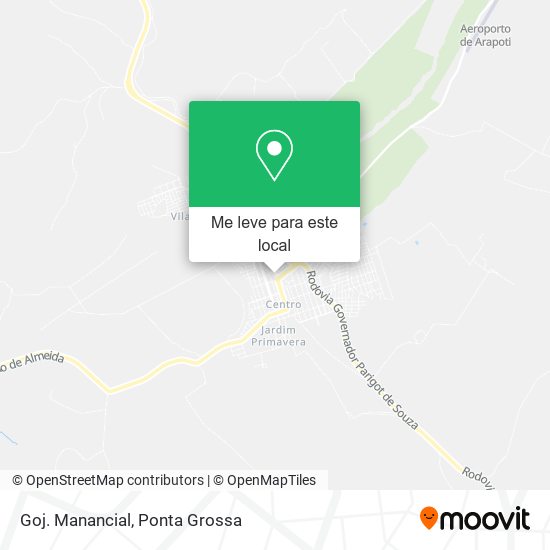 Goj. Manancial mapa