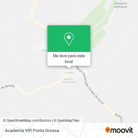 Academia VIP mapa