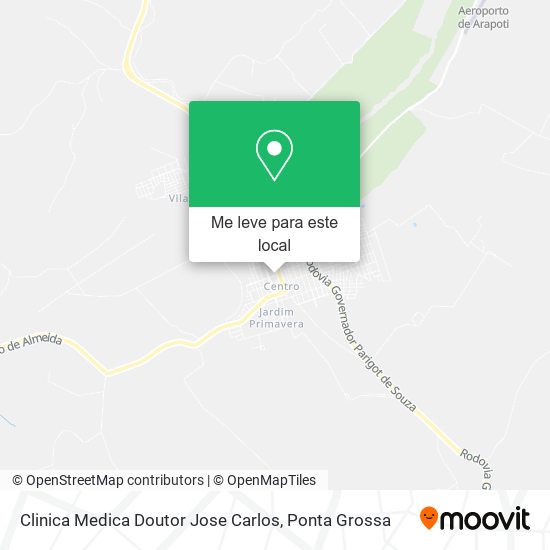 Clinica Medica Doutor Jose Carlos mapa