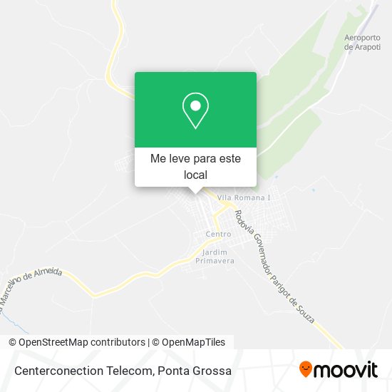 Centerconection Telecom mapa