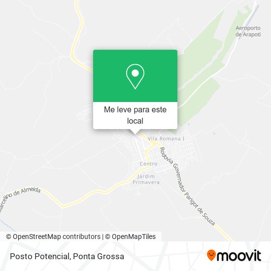 Posto Potencial mapa