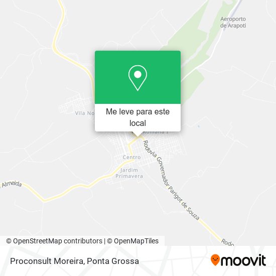 Proconsult Moreira mapa