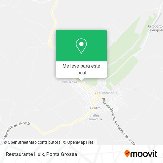Restaurante Hulk mapa