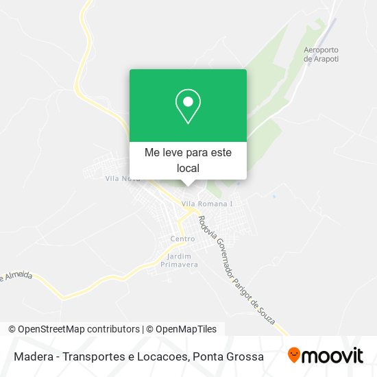 Madera - Transportes e Locacoes mapa