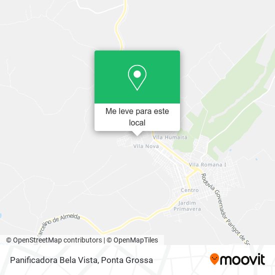 Panificadora Bela Vista mapa