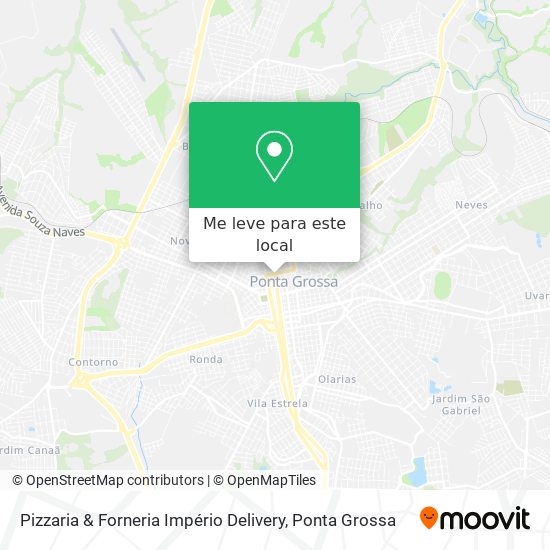Pizzaria & Forneria Império Delivery mapa
