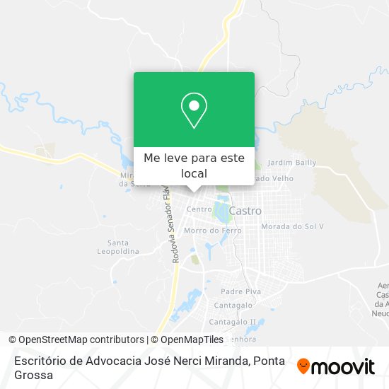 Escritório de Advocacia José Nerci Miranda mapa