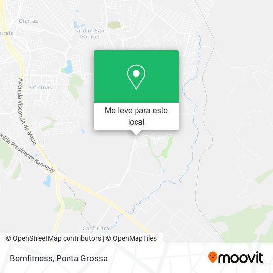 Bemfitness mapa