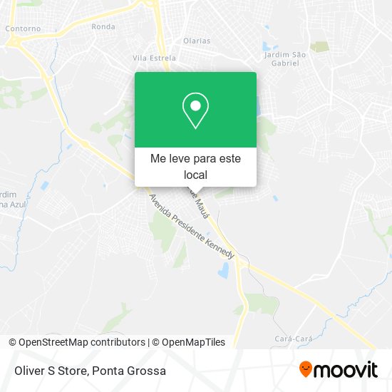 Oliver S Store mapa