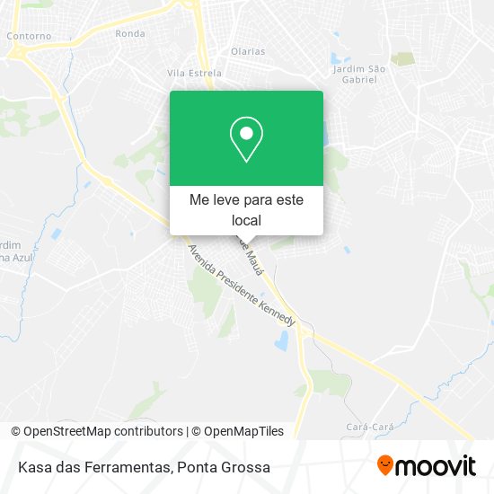 Kasa das Ferramentas mapa