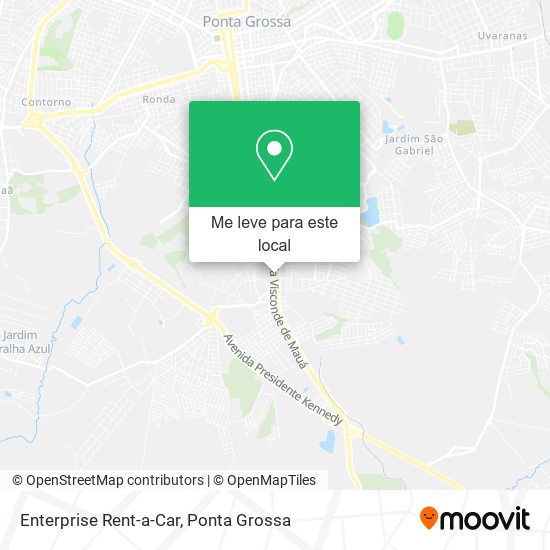 Enterprise Rent-a-Car mapa