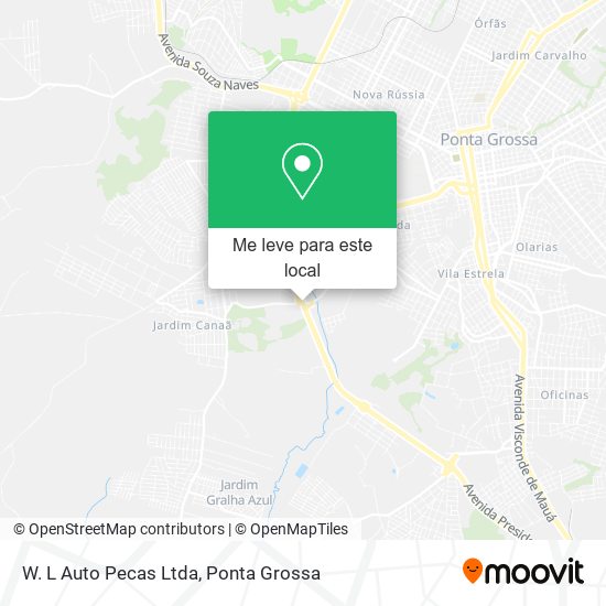 W. L Auto Pecas Ltda mapa
