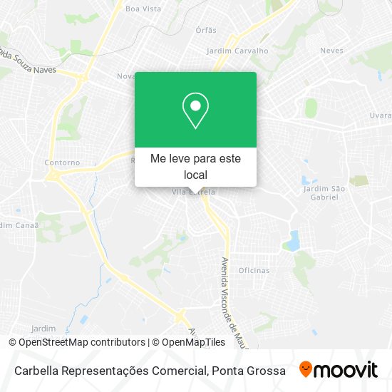 Carbella Representações Comercial mapa