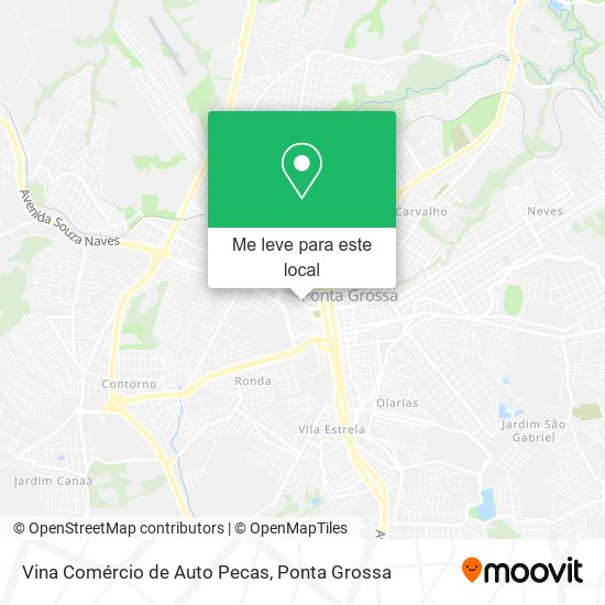 Vina Comércio de Auto Pecas mapa