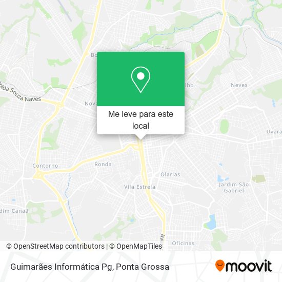 Guimarães Informática Pg mapa