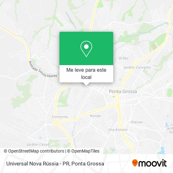 Universal Nova Rússia - PR mapa