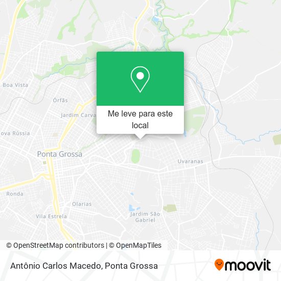 Antônio Carlos Macedo mapa