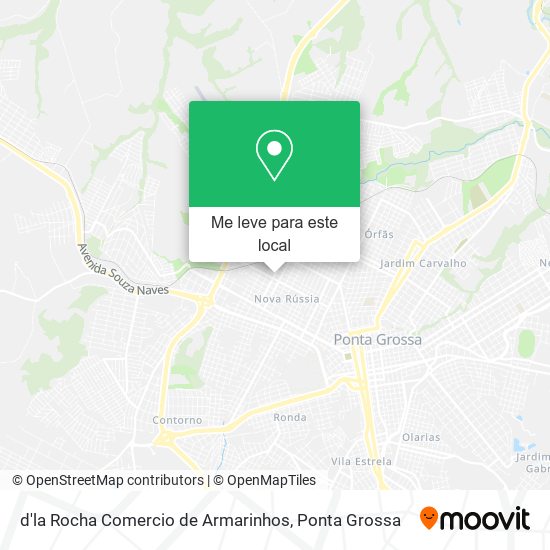 d'la Rocha Comercio de Armarinhos mapa