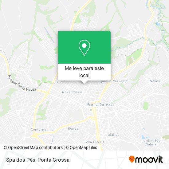 Spa dos Pés mapa