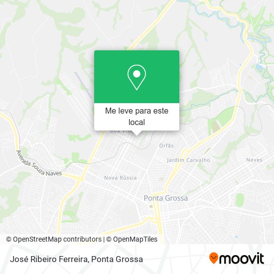 José Ribeiro Ferreira mapa