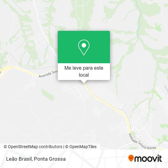 Leão Brasil mapa
