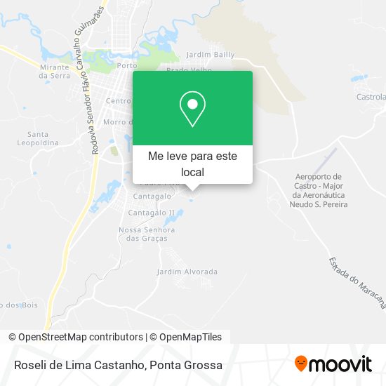 Roseli de Lima Castanho mapa